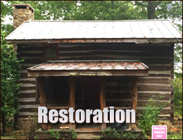 Historic Log Cabin Restoration  Colquitt County, Georgia